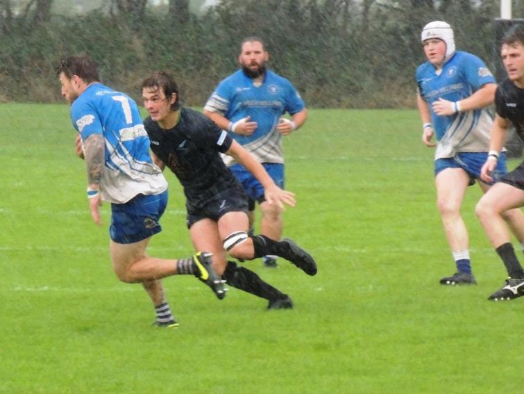 Matty Phillips breaks out of defence for Haverfordwest